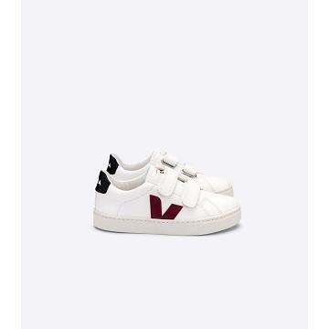 παπουτσια παιδικα Veja ESPLAR CHROMEFREE White/Black/Red | GR 727FDN